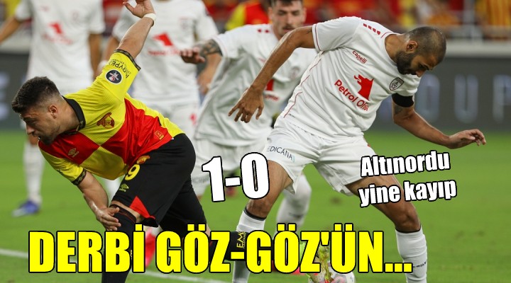 Göztepe Altınordu'yu tek golle yıktı