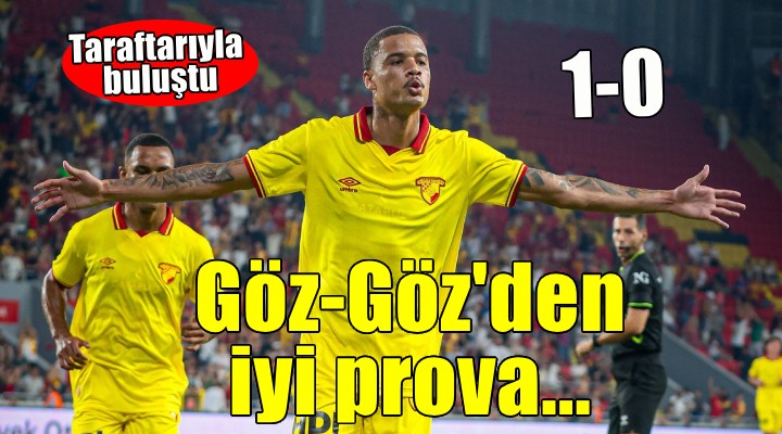Göztepe Antalyaspor'u tek golle geçti