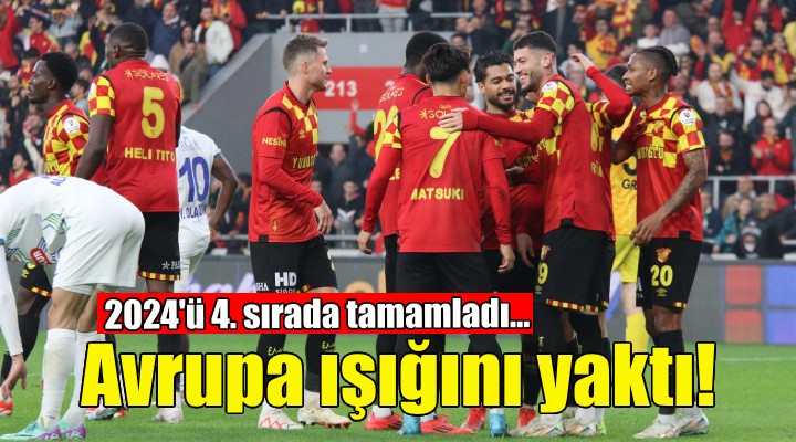 Göztepe Avrupa ışığını yaktı!