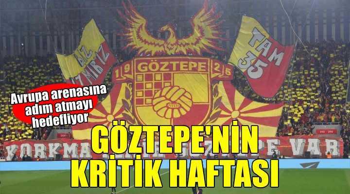 Göztepe, Avrupa yolunda kritik haftada