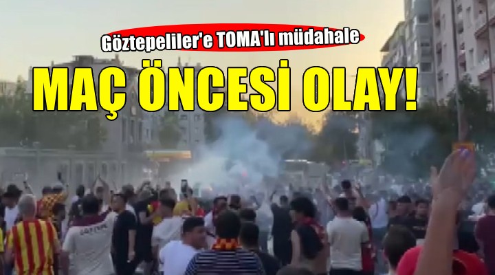 Göztepe-Fenerbahçe maçı öncesi olay çıktı