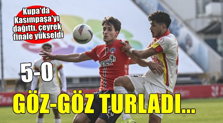 Göztepe Kasımpaşa'yı 5 golle geçti