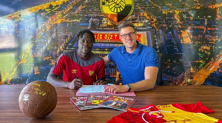 Göztepe Olaitan'a imza attırdı