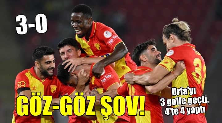 Göztepe Şanlıurfaspor'u 3 golle geçti
