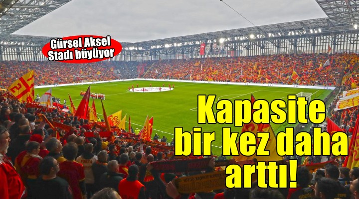 Göztepe'de Gürsel Aksel Stadı büyüyor