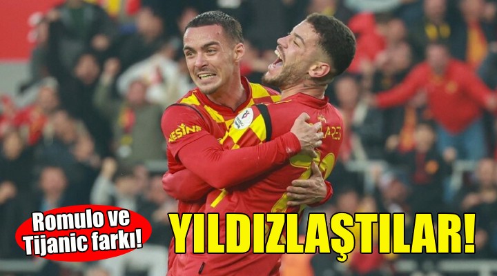 Göztepe'de Romulo ve Tijanic yıldızlaştı!