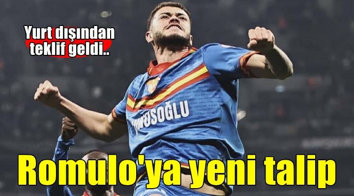 Göztepe'de Romulo'ya Portekiz'den talip çıktı