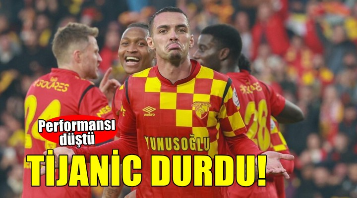 Göztepe'de Tijanic düşüşe geçti!