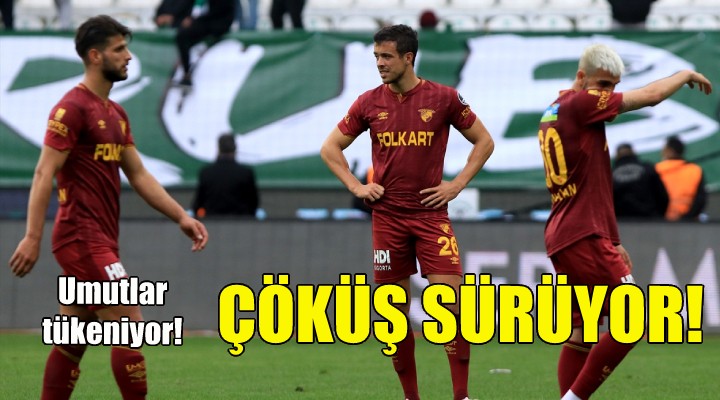 Göztepe'de çöküş sürüyor!