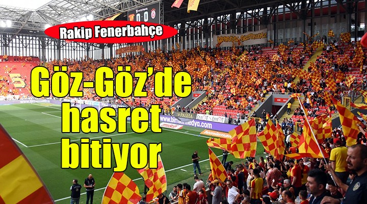 Göztepe'de hasret bitiyor