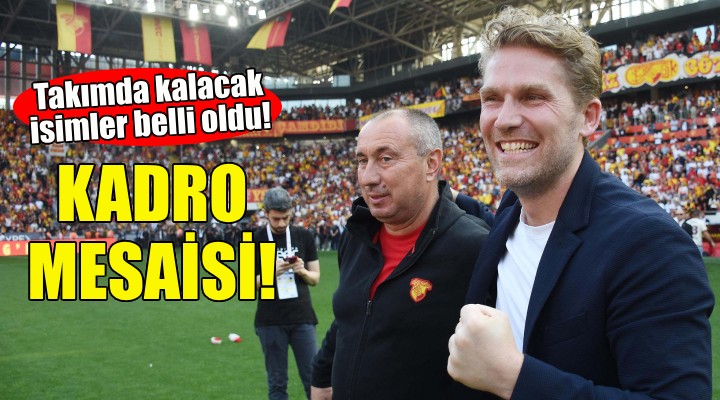 Göztepe'de kadro planlaması!