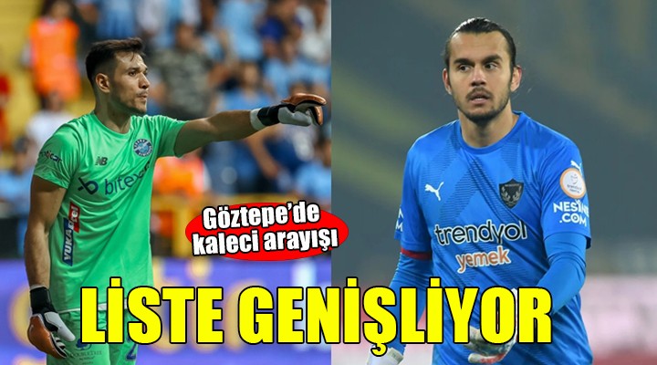 Göztepe'de kaleci listesi genişliyor