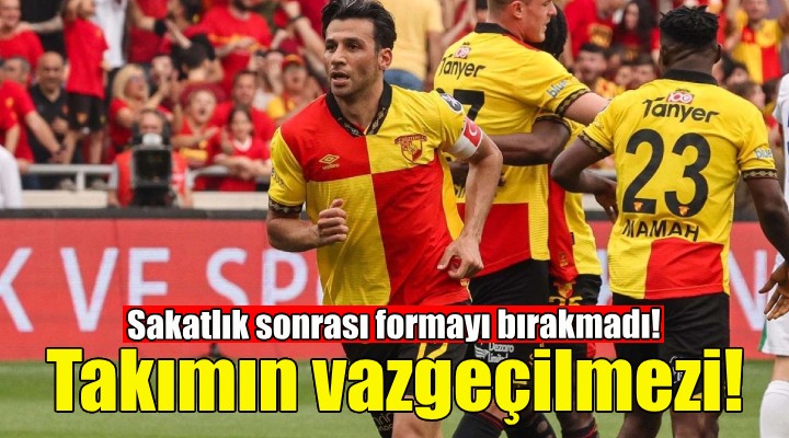 Göztepe'de kaptan İsmail yine vazgeçilmez oldu!