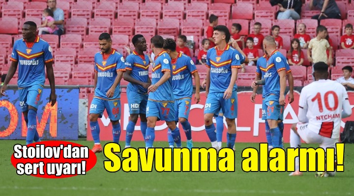 Göztepe'de savunma alarmı!