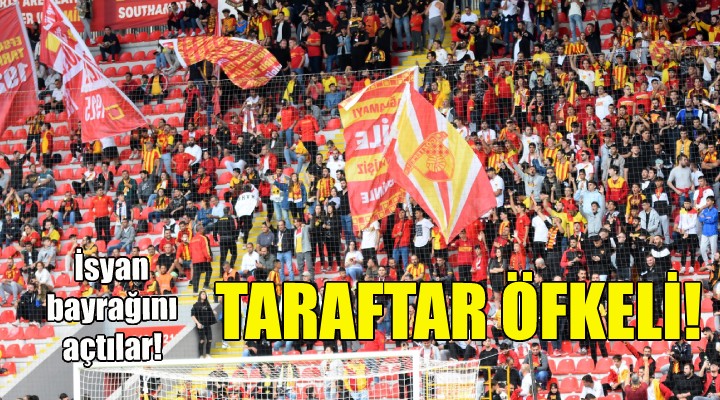 Göztepe'de taraftar öfkeli!