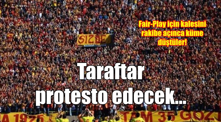 Göztepe'de taraftar protestoya hazırlanıyor