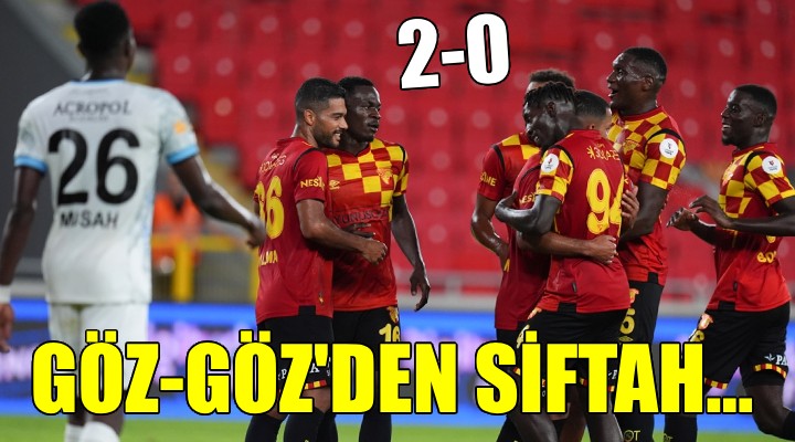 Göztepe'den ilk galibiyet...