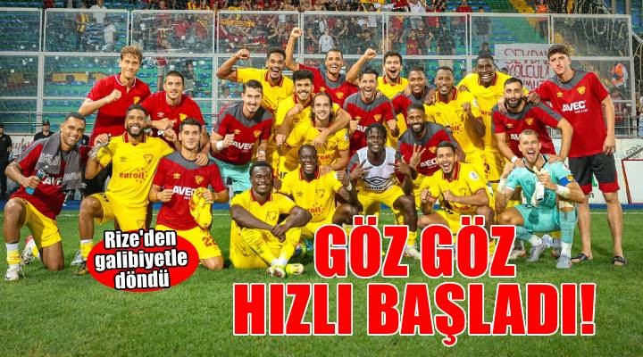 Göztepe'den müthiş start