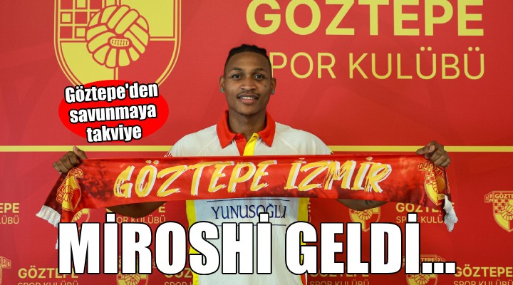 Göztepe'den savunmaya takviye...