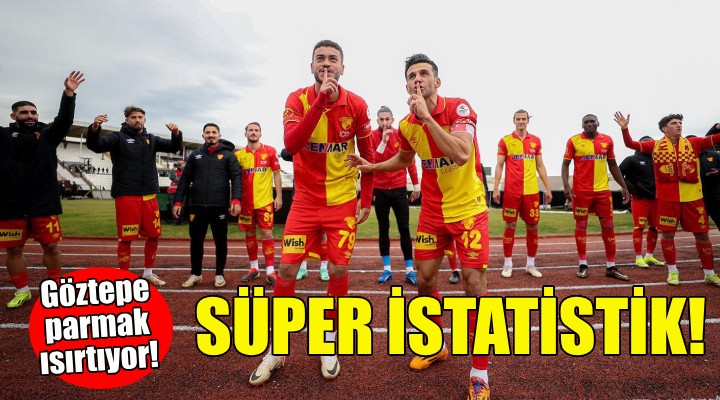 Göztepe'den süper istatistik!