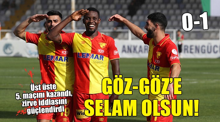 Göztepe'den zirve adımı!