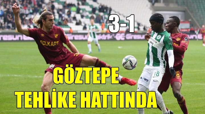 Göztepe düşme hattına girdi!