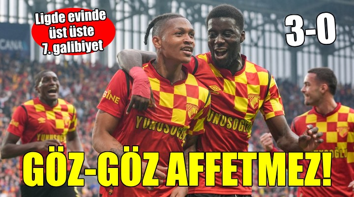 Göztepe evinde Rize'yi rahat geçti