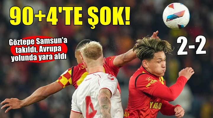 Göztepe evinde Samsunspor'u geçemedi