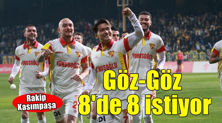 Göztepe evinde yine galibiyet peşinde...