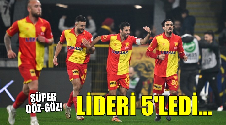 Göztepe lider Eyüp'ü 5 golle geçti