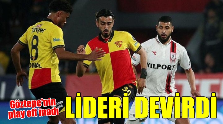 Göztepe, lider Samsunspor'u devirdi: 1-0