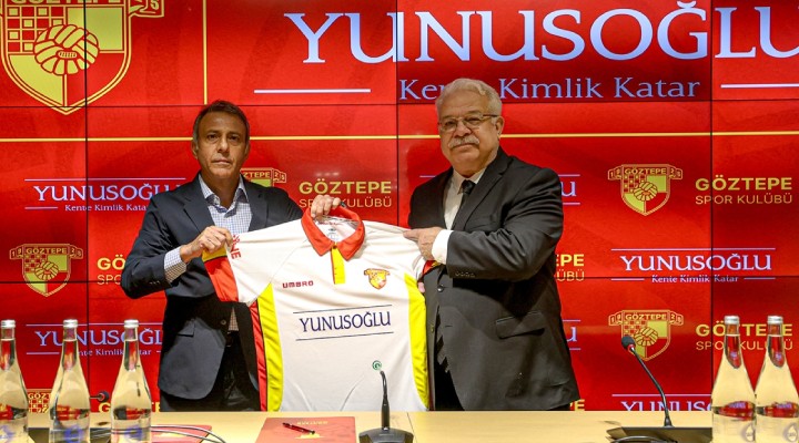 Göztepe'nin forma göğüs sponsoru Yunusoğlu oldu!