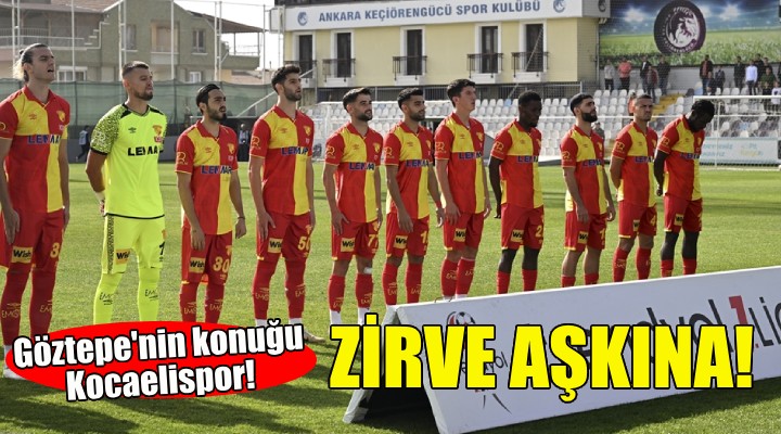 Göztepe'nin konuğu Kocaelispor!