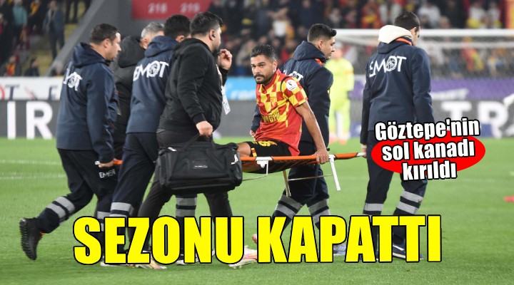 Göztepe'nin sol kanadı kırıldı