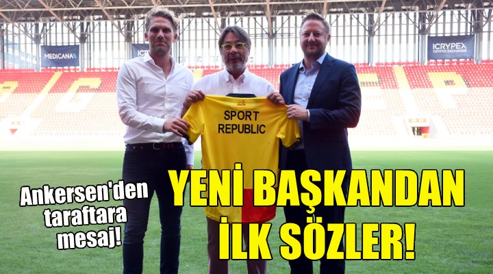 Göztepe'nin yeni başkanından ilk açıklamalar!