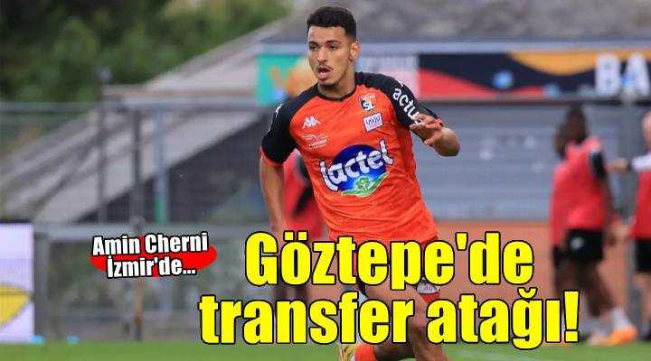 Göztepe'nin yeni sol beki Amin Cherni İzmir'e geldi