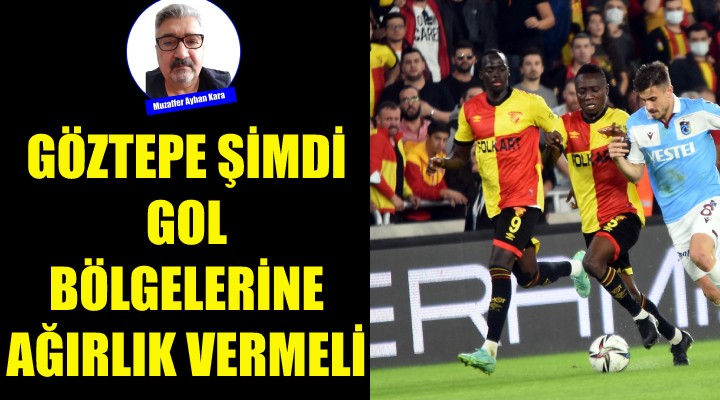 Göztepe şimdi gol bölgelerine ağırlık vermeli!