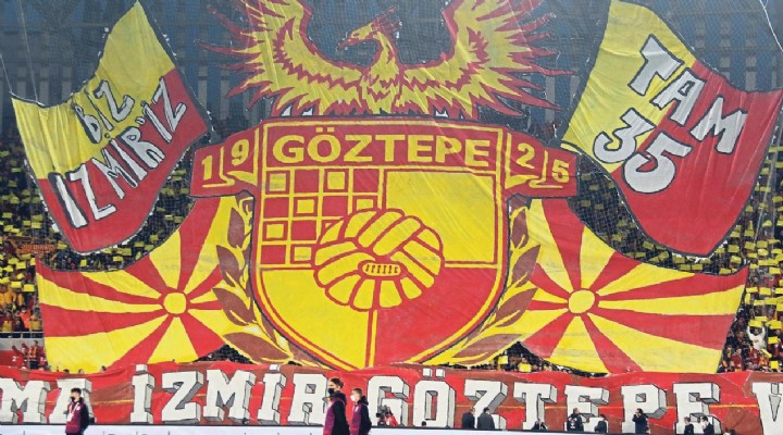 Göztepe taraftarından görsel şölen!