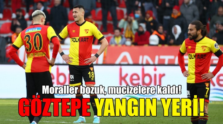 Göztepe yangın yeri!