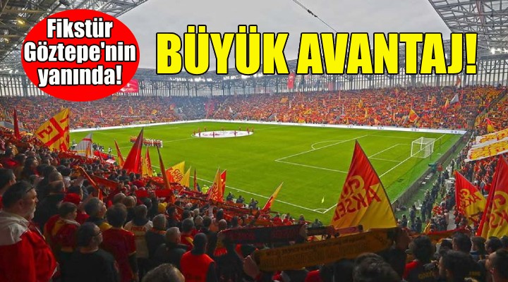 Göztepe'ye büyük avantaj!