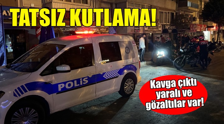 Göztepeli taraftarların kutlaması tatsız bitti!