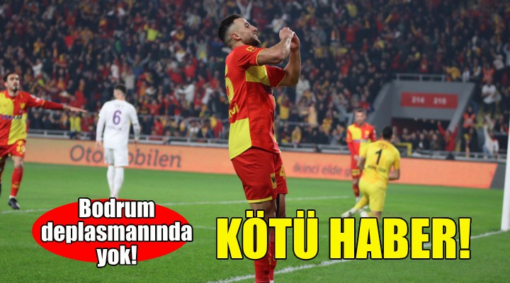 Göztepe'ye Messaoudi'den kötü haber!