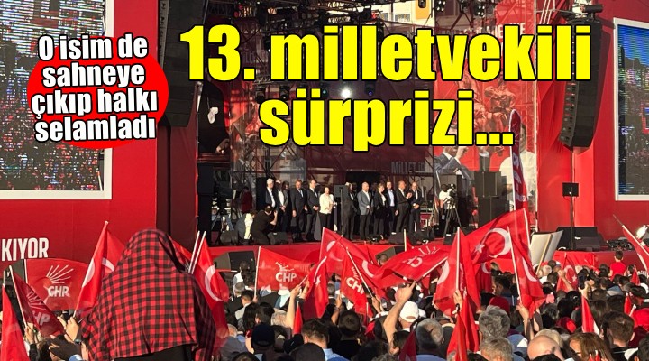 Gündoğdu mitinginde 13. vekil sürprizi...