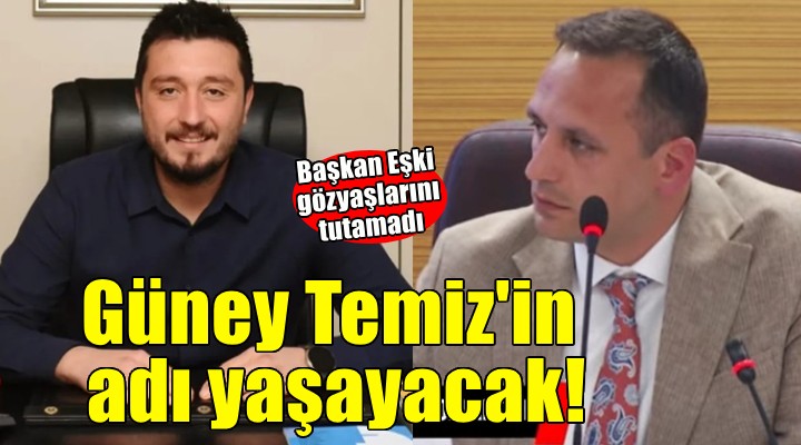Güney Temiz'in adı Bornova'da yaşayacak