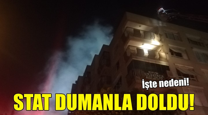 Gürsel Aksel Stadı dumanla doldu!