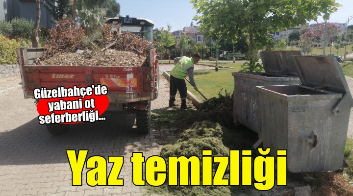 Güzelbahçe Belediyesi'nden yaz temizliği