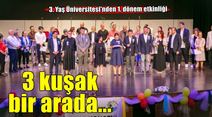 Güzelbahçe'de 3. Yaş Üniversitesi 1'inci dönem etkinliği düzenledi