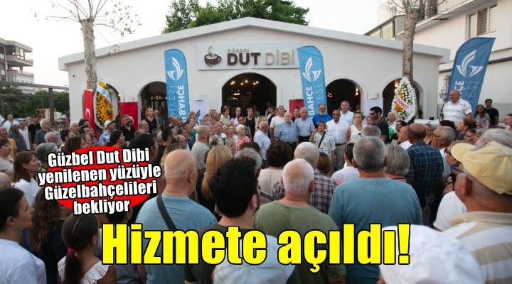Güzelbahçe'de yeni bir sosyal yaşam alanı: Güzbel Dut Dibi hizmete açıldı