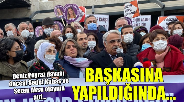 HDP'li Sancar'dan, Deniz Poyraz davası öncesi açıklamalar...