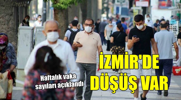 Haftalık vaka sayıları açıklandı... İZMİR'DE DÜŞÜŞ VAR!